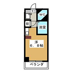ドール塩釜口 ワンルームの間取図画像