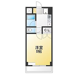 シェ・モア平針 1Kの間取図画像