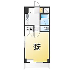 シェ・モア平針 1Kの間取図画像
