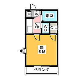 間取図画像 1K
