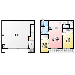 (仮称)GCOLOR梅が丘5丁目 2LDKの間取図画像