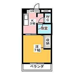 間取図画像 1K