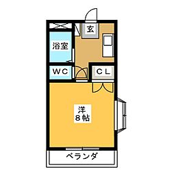 間取図画像 1K