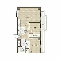 NTビル 2LDKの間取図画像