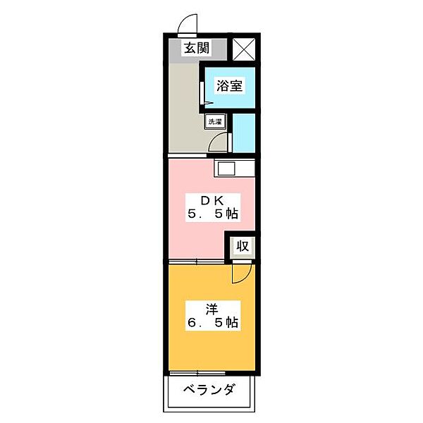 メゾンブロッサム ｜愛知県一宮市三条字ヱグロ(賃貸マンション1DK・3階・31.68㎡)の写真 その2