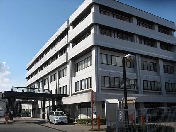 画像6:病院「木曽川病院まで2100m」