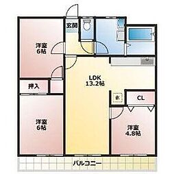 間取図画像 3LDK