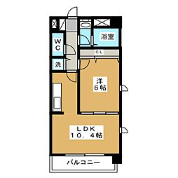 ADRIANAOCCHIO 1LDKの間取図画像