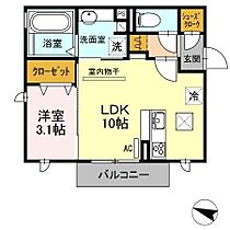 オアシス牛川II  ｜ 愛知県豊橋市牛川町字田ノ上（賃貸アパート1LDK・1階・35.27㎡） その2