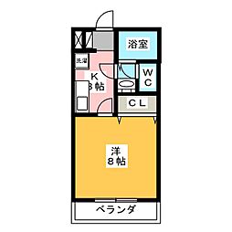 間取図画像 1K
