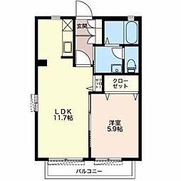 間取図画像 1LDK