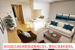 ベルオレイル 6階1LDKのリビング/ダイニング