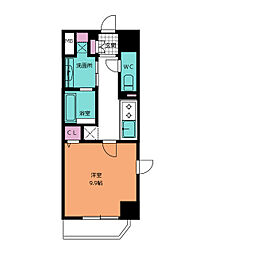 CASA99 1Kの間取図画像