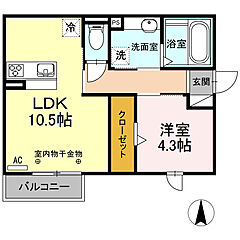 物件の間取り