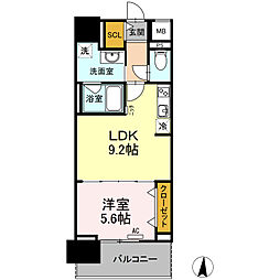 CASA94 1LDKの間取図画像