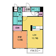 物件の間取り