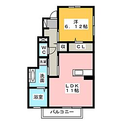 間取図画像 1LDK