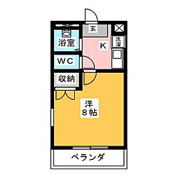 間取図画像 1K