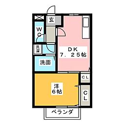 間取図画像 1DK