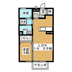 間取図画像 1LDK
