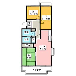 グリーンライフ苅安賀 3LDKの間取図画像