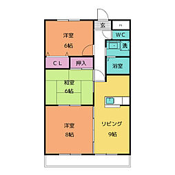 間取図画像 3LDK