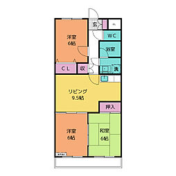 間取図画像 3LDK
