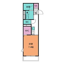 GardensLoquat 1Kの間取図画像