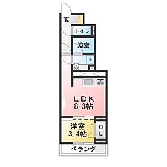 物件の間取り