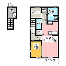 WillMasa 1SLDKの間取図画像