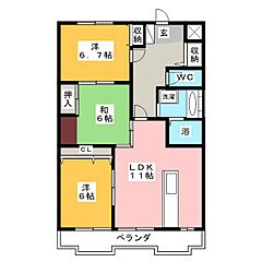物件の間取り