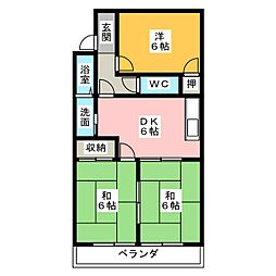 間取図画像 3DK