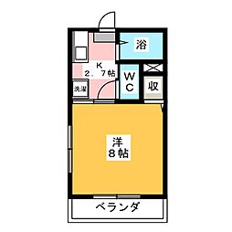 間取図画像 1K