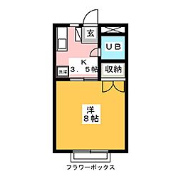 間取図画像 1K