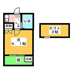 間取図画像 1K
