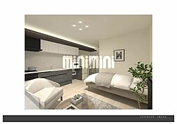 エントピア新清谷 2階ワンルームのリビング/ダイニング