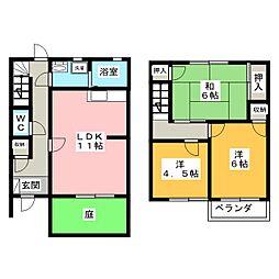グレイスヴィラA 3LDKの間取図画像