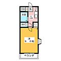マイルーム花中3階4.3万円