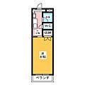 第2ハイツ竹長1階4.3万円