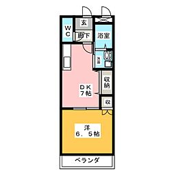 間取図画像 1DK