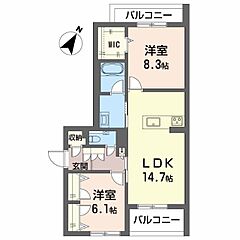 物件の間取り