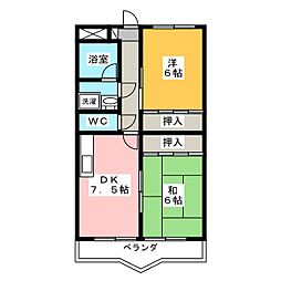 間取図画像 2DK