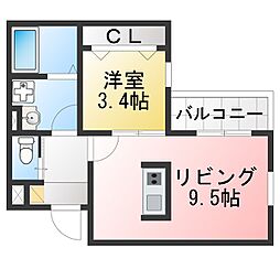 間取図画像 1LDK