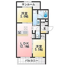 物件の間取り