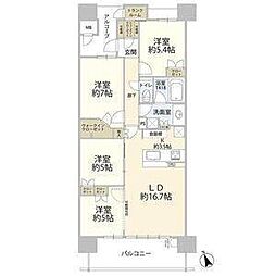 アドバンススクエア刈谷桜町 4LDKの間取図画像