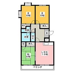 間取図画像 3LDK