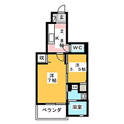 間取図画像 2K