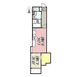 FSあじまテラス 1LDKの間取図画像