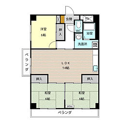 ＲＥＰＯＳ津島 4階3LDKの間取り