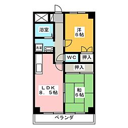 間取図画像 2DK